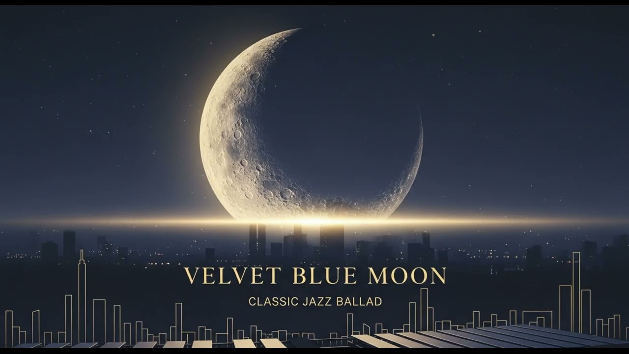 Velvet Blue Moon — Classic Jazz Ballad (Original) | Slow Swing, Muted Trumpet, Romantic Night.