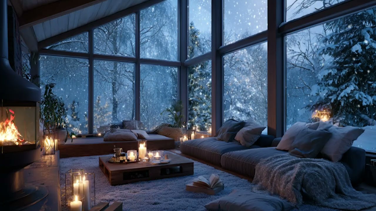 Fireplace Glow Piano 🎹🔥 | Long Chill Piano for Deep Sleep & Study Focus