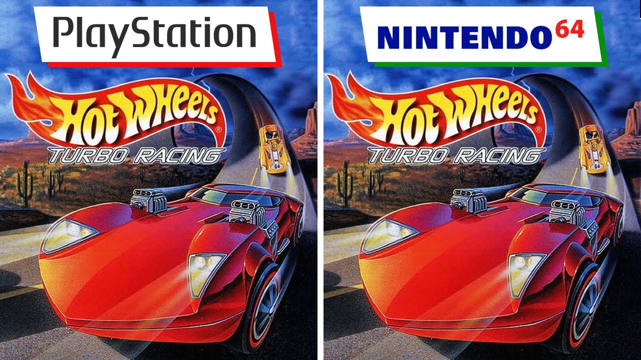 Hot Wheels Turbo Racing (1999) PS1 vs N64 (Which one is better?)