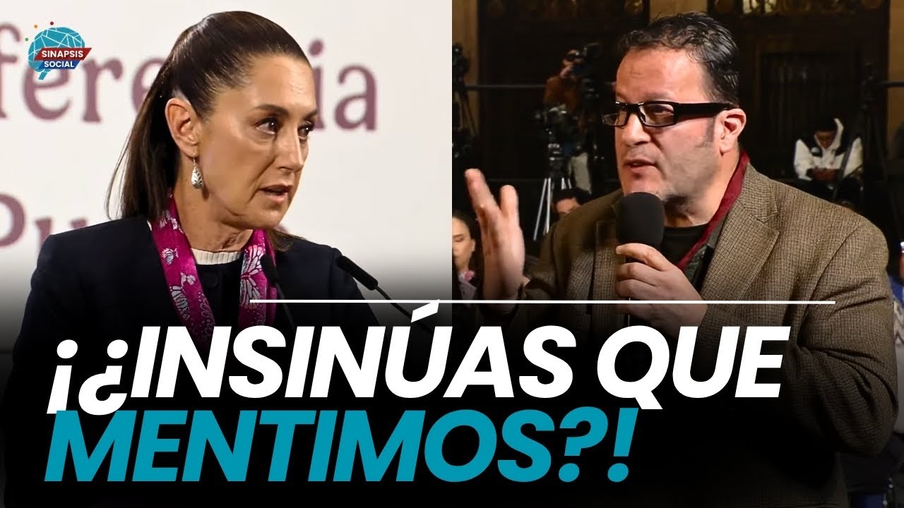 Sheinbaum confronta a periodista tras cuestionamientos en la mañanera