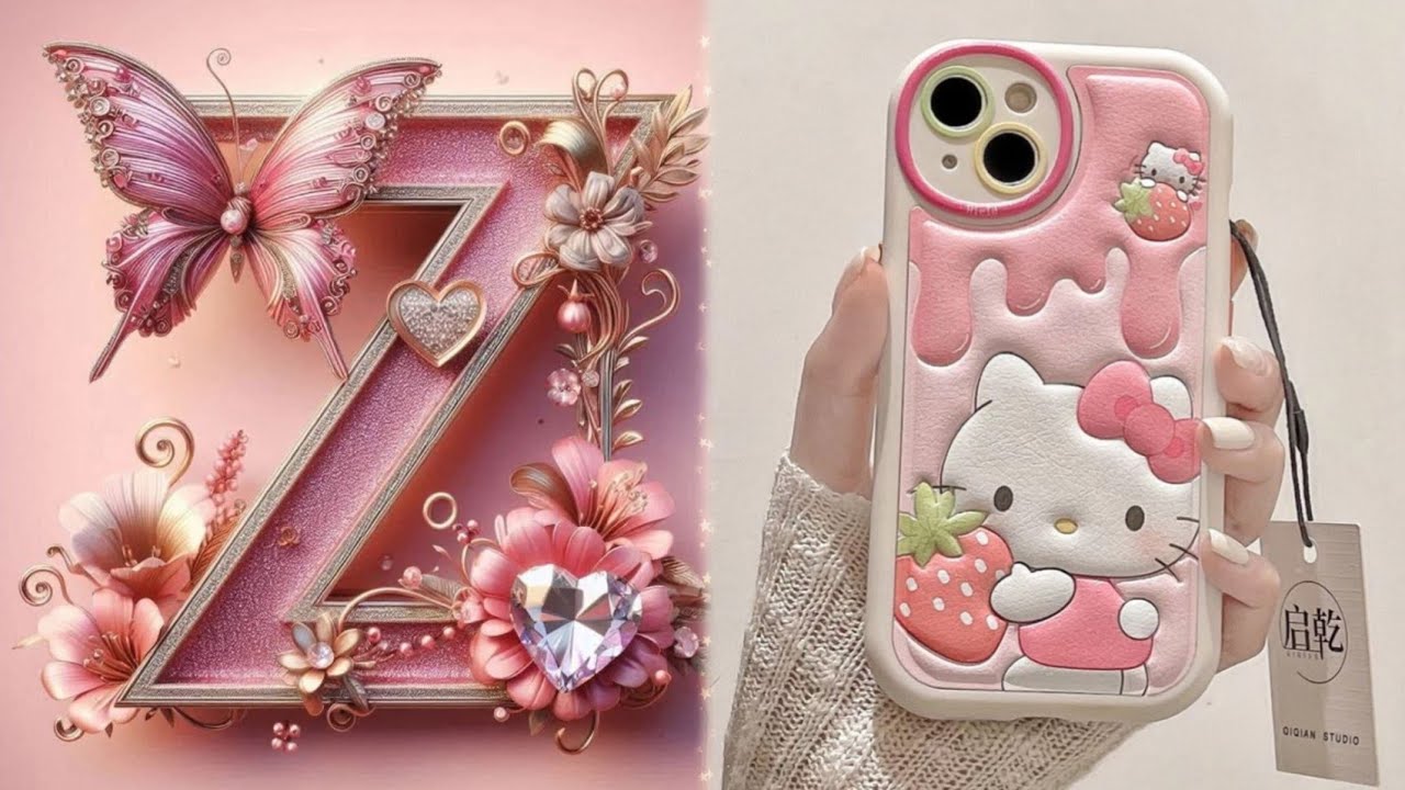 CHOOSE YOUR NAME'S FIRST LETTER AND SEE YOUR DREAMY LUXURIOUS PHONECASE #trending #video#phonecase