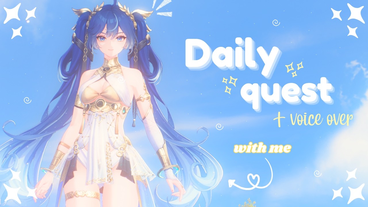 📌 Daily quest + voiceover first experience 😆 (cozy wuwa gameplay)