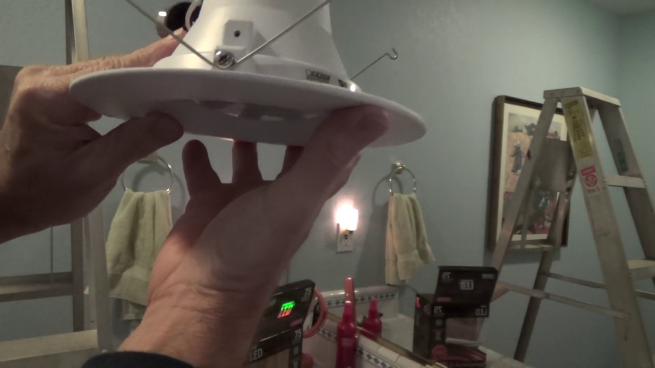 How to Retrofit Eyeball Can Light to LED Light Trim Cover...Part 1   How Easy is it Anyway?