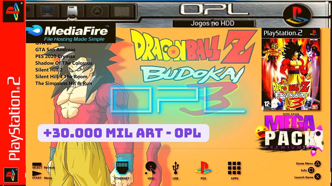 PS2 - Super Mega Pack OPL /COV/BG/COV2/SCR/SCR2/LGO/ICO/Pack 153 Temas +30.000 Mil (ART)