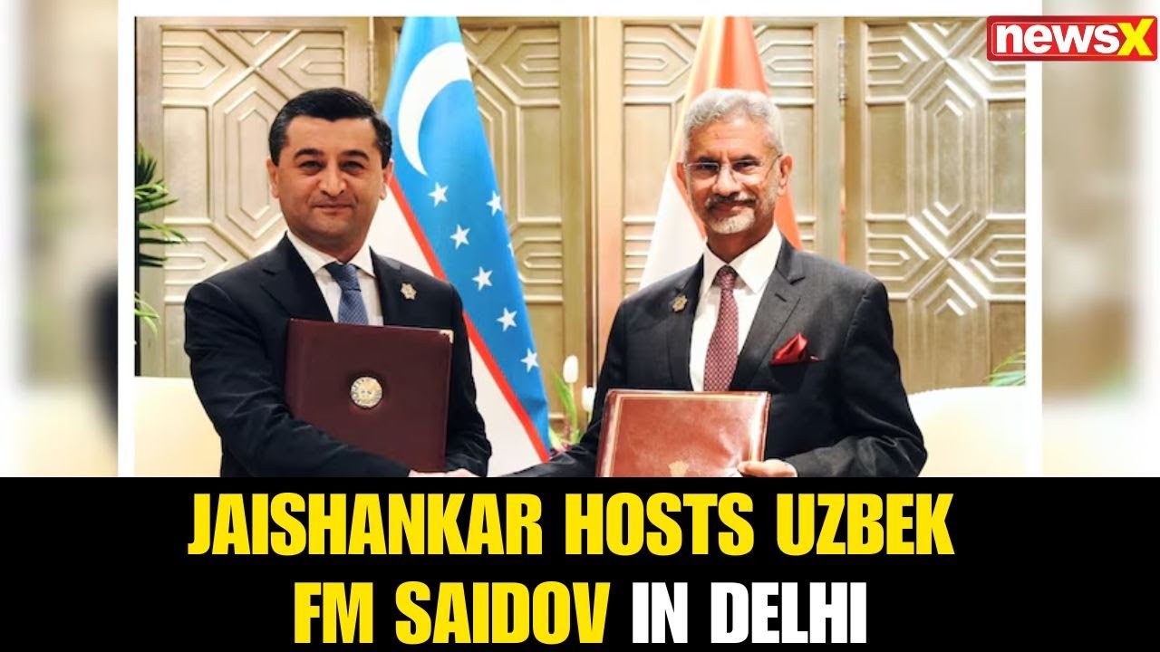 India-Uzbekistan Diplomacy: Jaishankar, Saidov Meet in Delhi for Strategic Talks | Watch Now