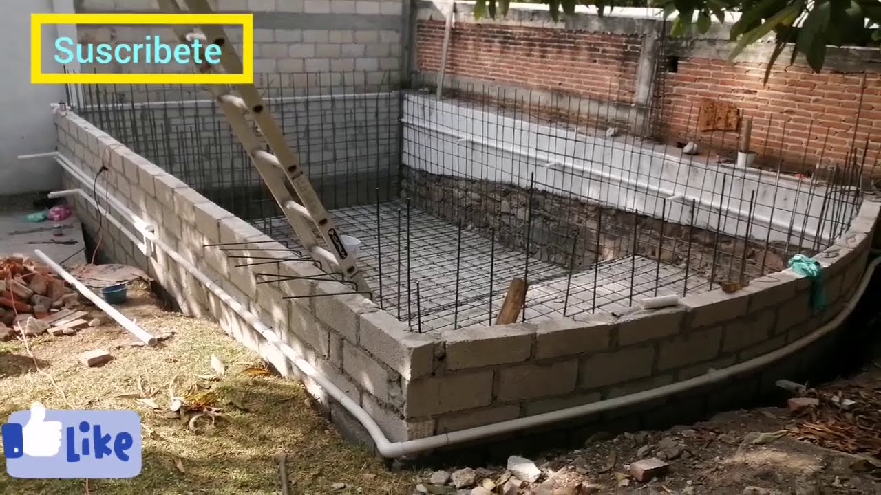 Instalacion de tubería para alberca//paso a paso