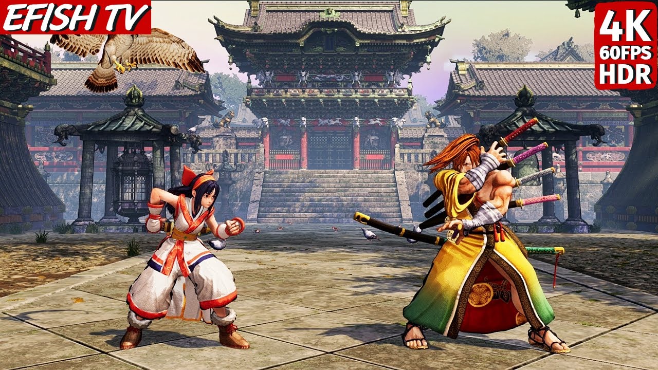 Накоруру против Токугавы Ёситоры (Самый сложный ИИ) - Samurai Shodown