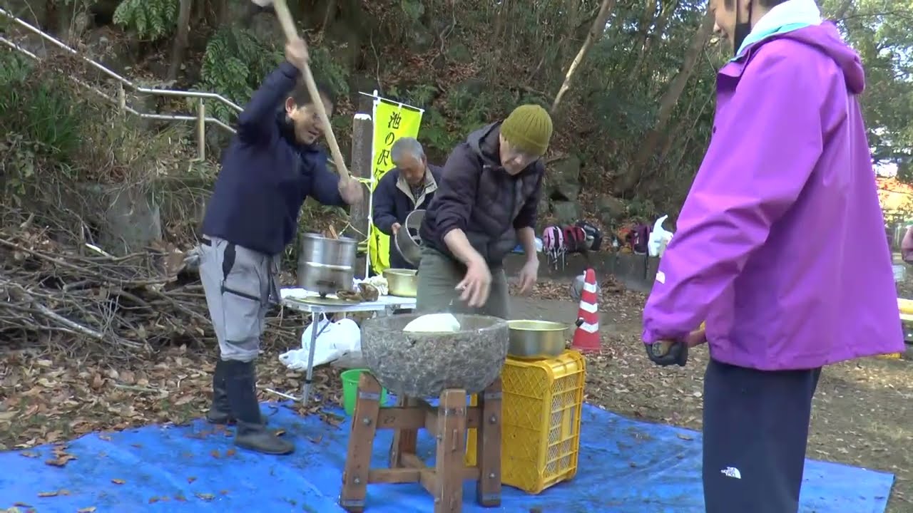 2025池の沢の餅つき