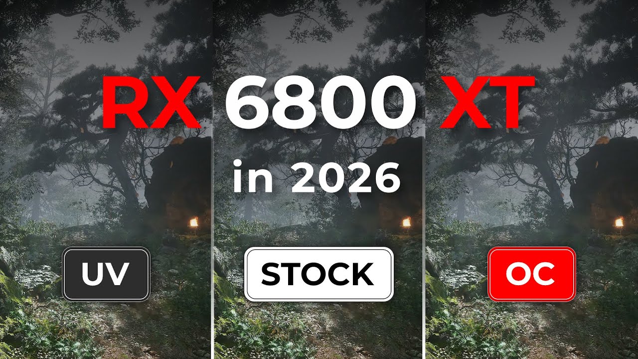 AMD RX 6800 XT Fine Wine in 2026 (Undervolt/Stock/Overclock)