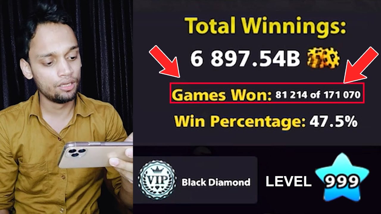LEVEL 999 LEGEND PLAYER IN 8 BALL POOL WHO HAS PLAYED 171,000 MATCHES 😱