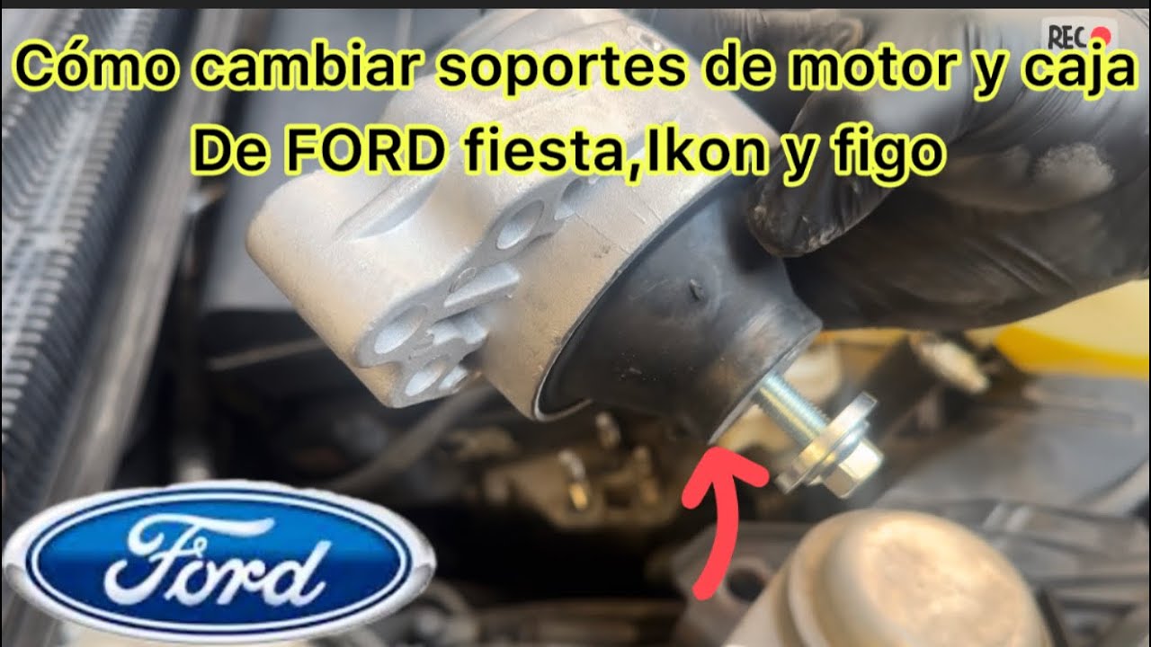 Cómo cambiar soportes de motor y caja de FORD fiesta,Ikon y  figo rápido y fácil 🚙