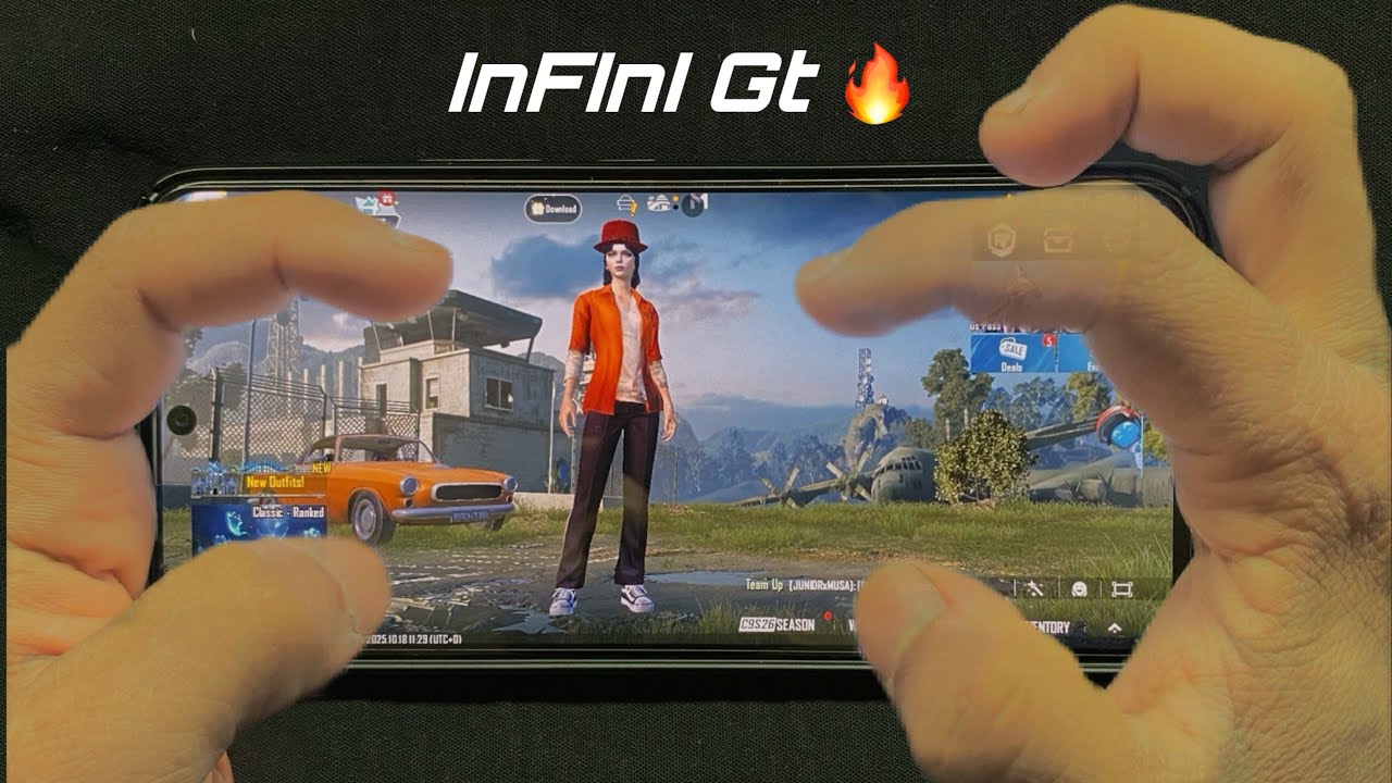 infinix Gt 30 pro Handcam in 2025 🔥/Smooth+Extreme PUBG Gaming Test😍/ NEW IOS Livik Gameplay!