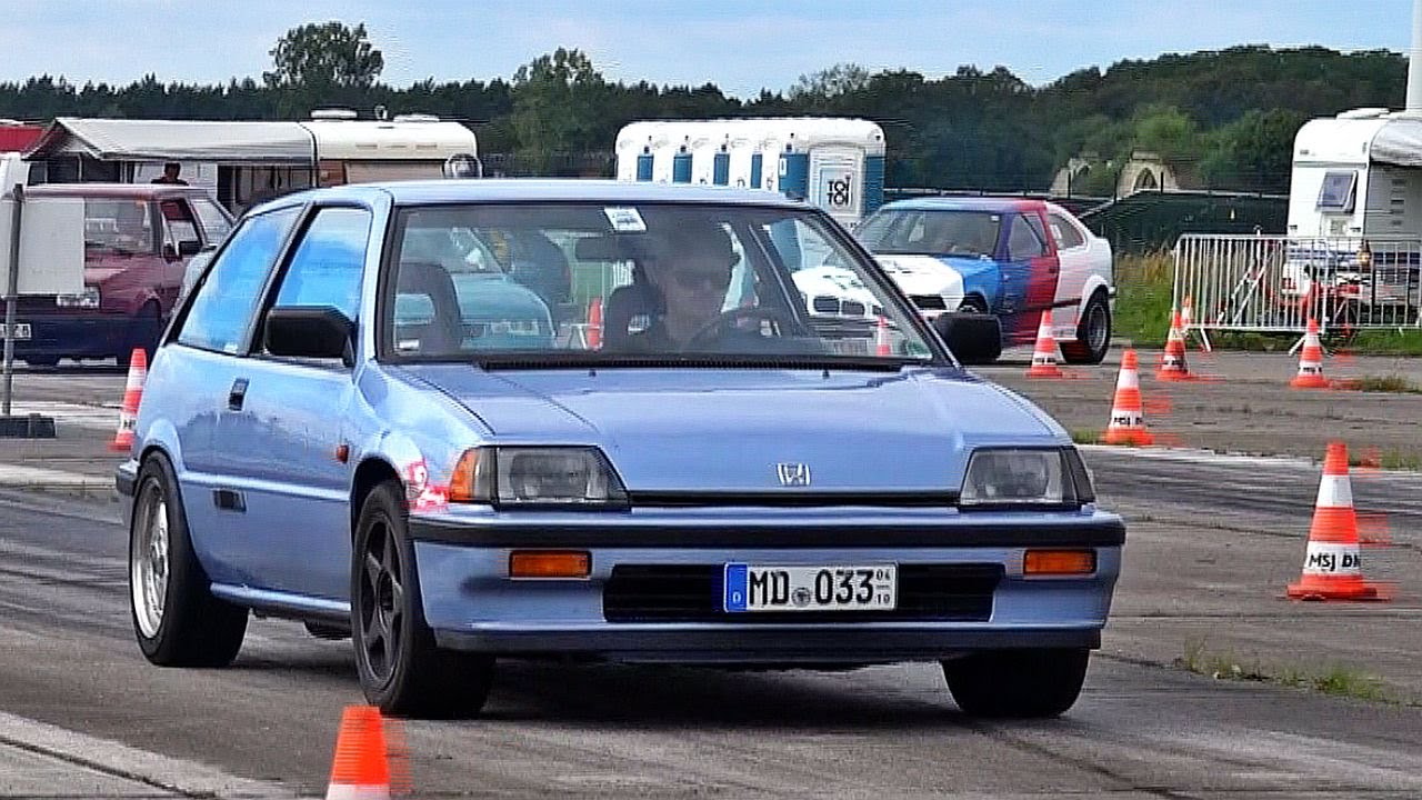 Honda Civic VTEC 3th Gen Drag Racing Sound