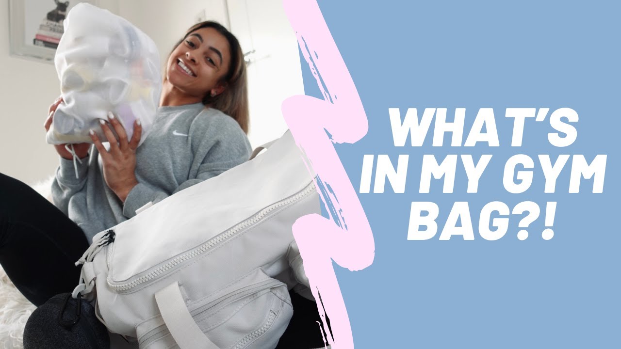 WHATS IN MY GYM BAG?!? || ELLIE DOWNIE