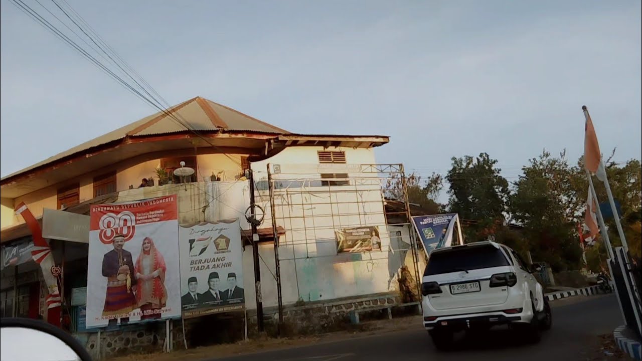 Pusat kota kabupaten Dompu Nusa tenggara Barat 