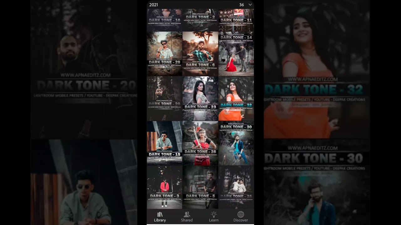 Lightroom Mobile Presets Copy and paste Trick || #lightroom #snapseed #viral #trending