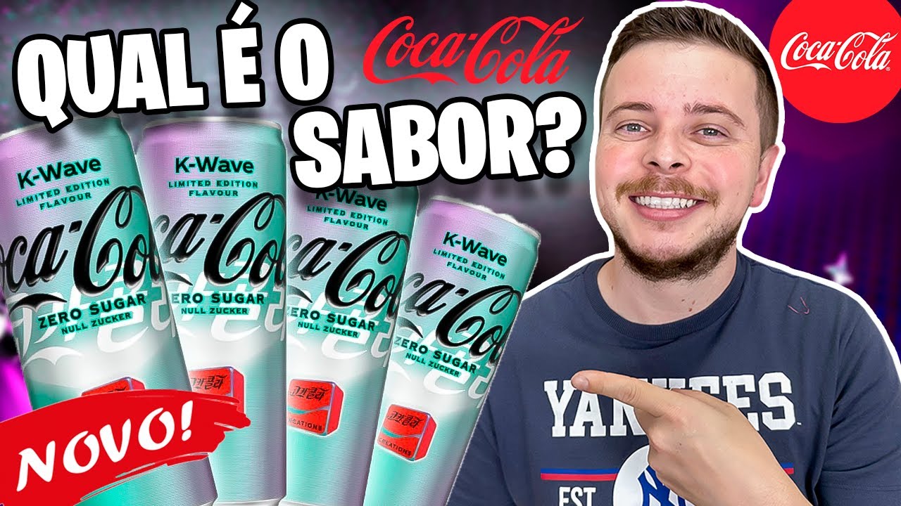 NOVA COCA COLA K-WAVE EDI&Ccedil;&Atilde;O LIMITADA - QUAL O SABOR? COCA COLA K-POP