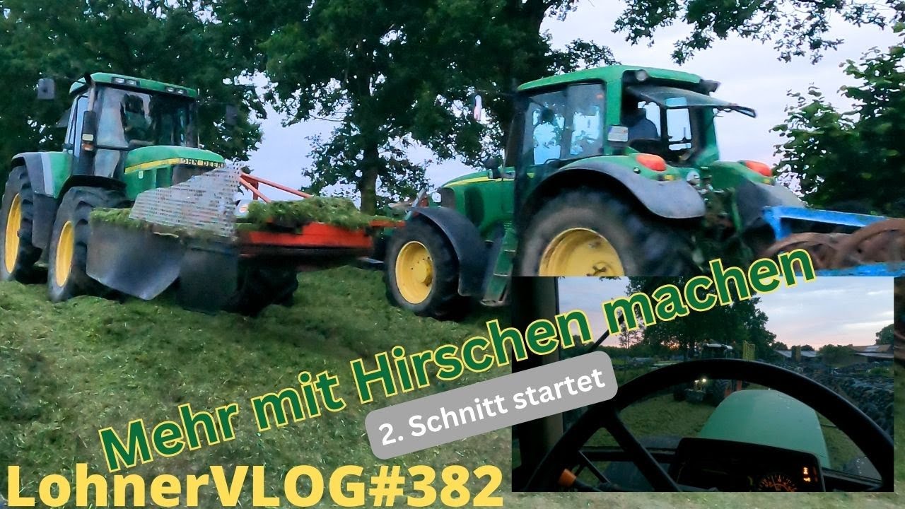 LohnerVLOG#382 Fendt 614 LSA ausparken I Steyr 6140/ Mengele Rotobull/ John Deere 7810 im Einsatz