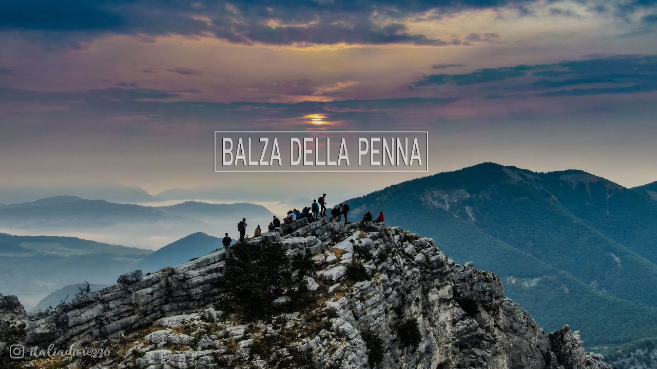AMICI alla BALZA DELLA PENNA (4K UHD) Drone Video #italiadimezzo #mavic2