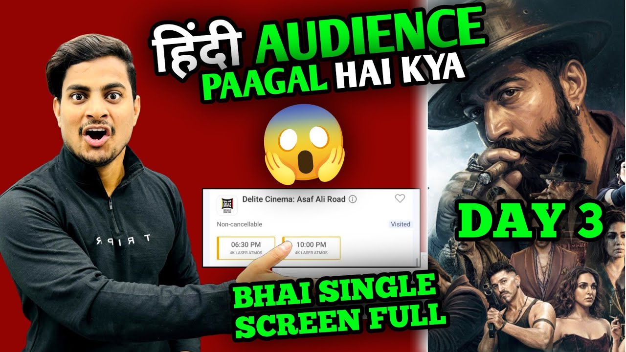 Toxic Movie Day 3 Shocking Hindi Afternoon Audience Occupancy | Toxic Day 3 Box Office Collection 