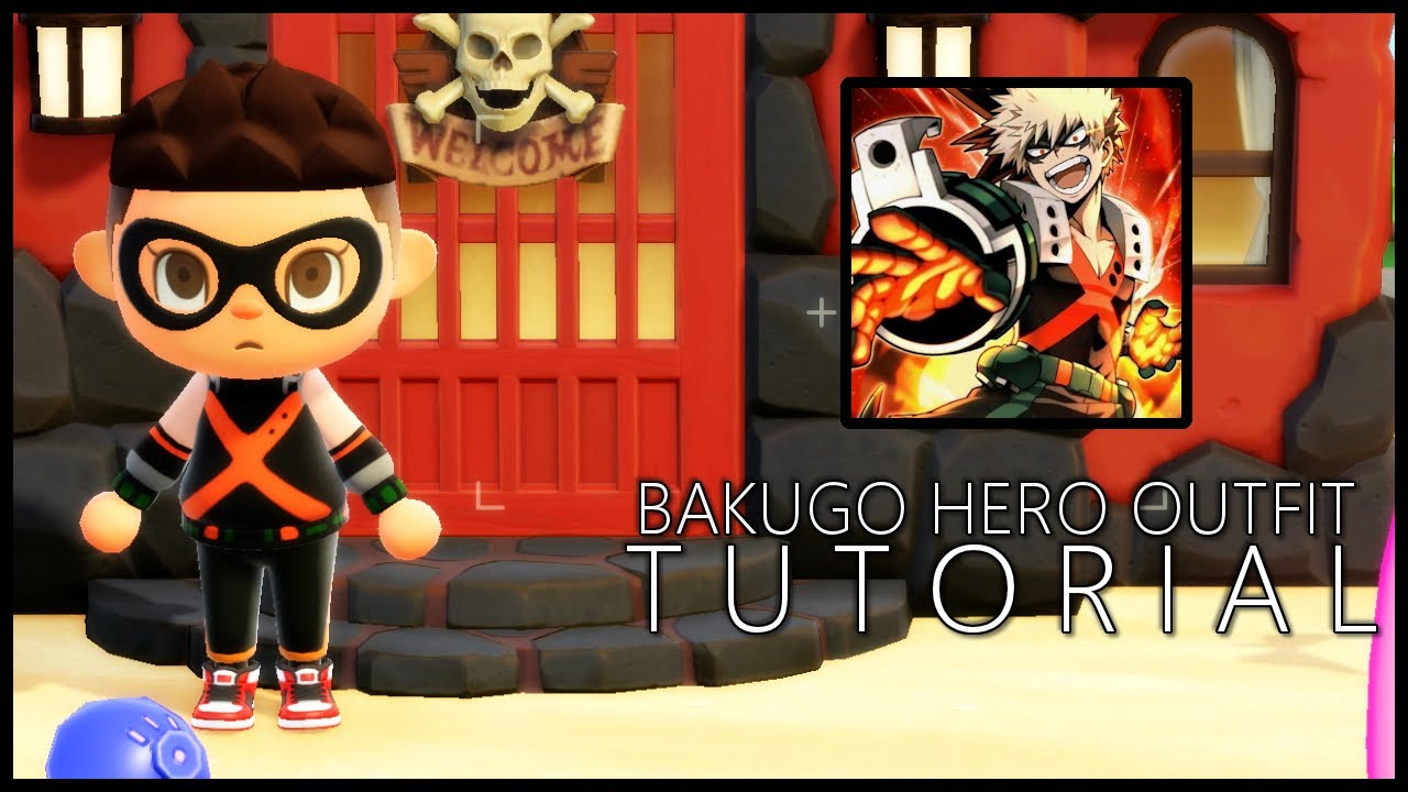 Bakugo Hero Outfit   Animal Crossing New Horizons