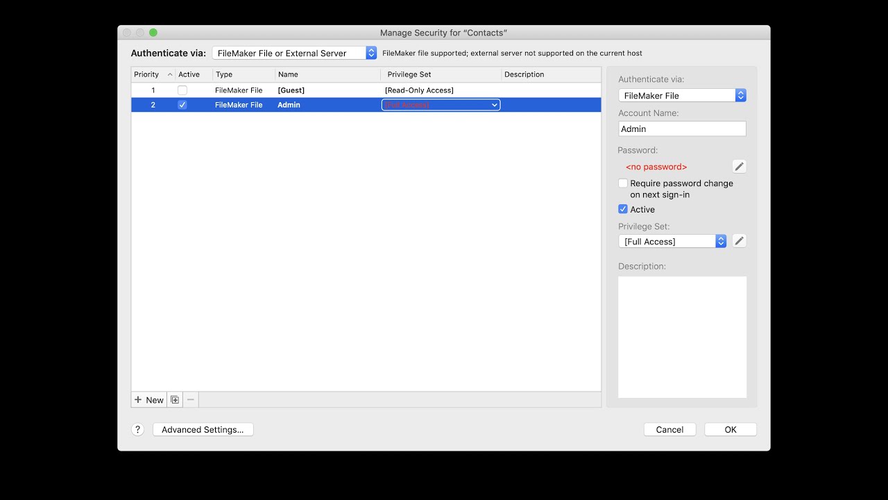 FileMaker 18 Security Enhancements