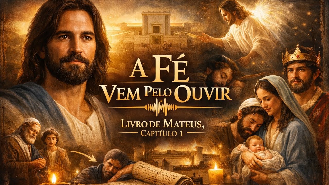 Mateus Capítulo 1 | A Fé Vem Pelo Ouvir | Bíblia Narrada Cinematográfica