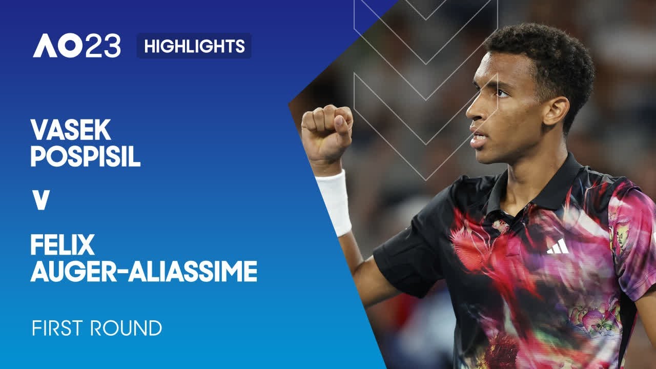 Vasek Pospisil v Felix Auger-Aliassime Highlights | Australian Open 2023 First Round