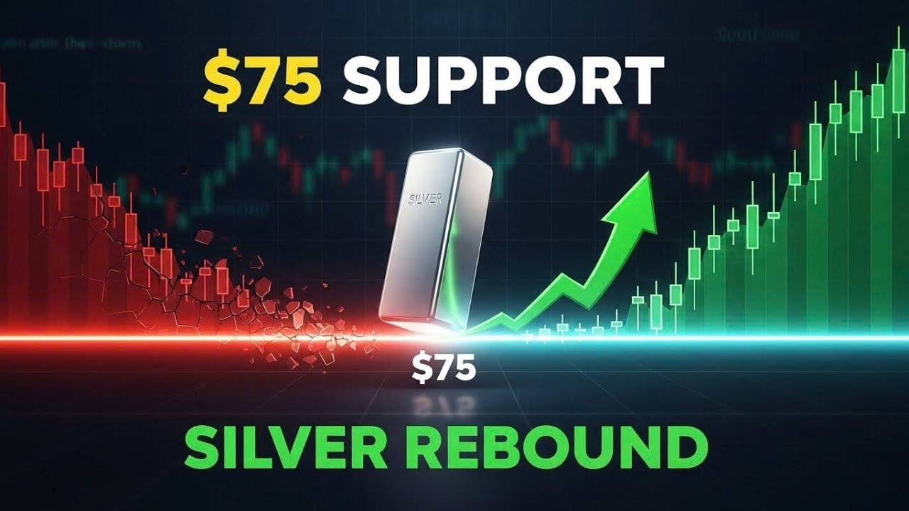 Silver Rebound in Motion: $75 Emerges as the New Key Support After Recent Sell-Off