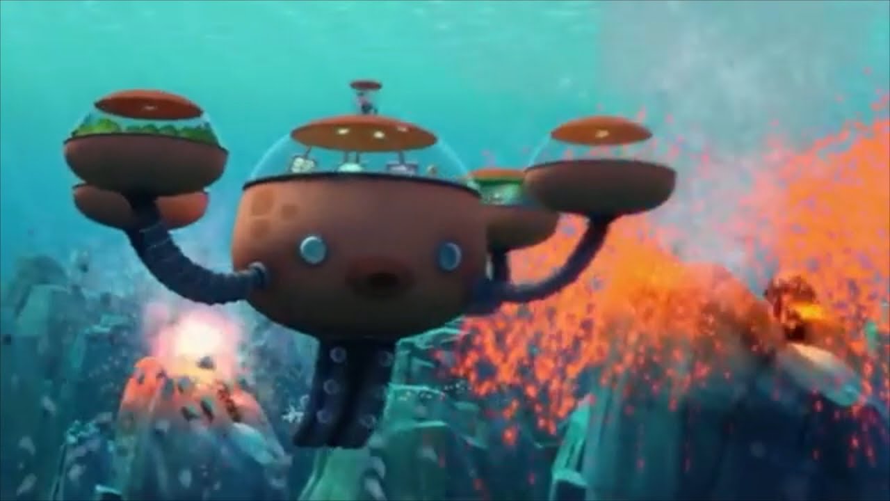 captain barnacles and the octonauts live in an orange octopod