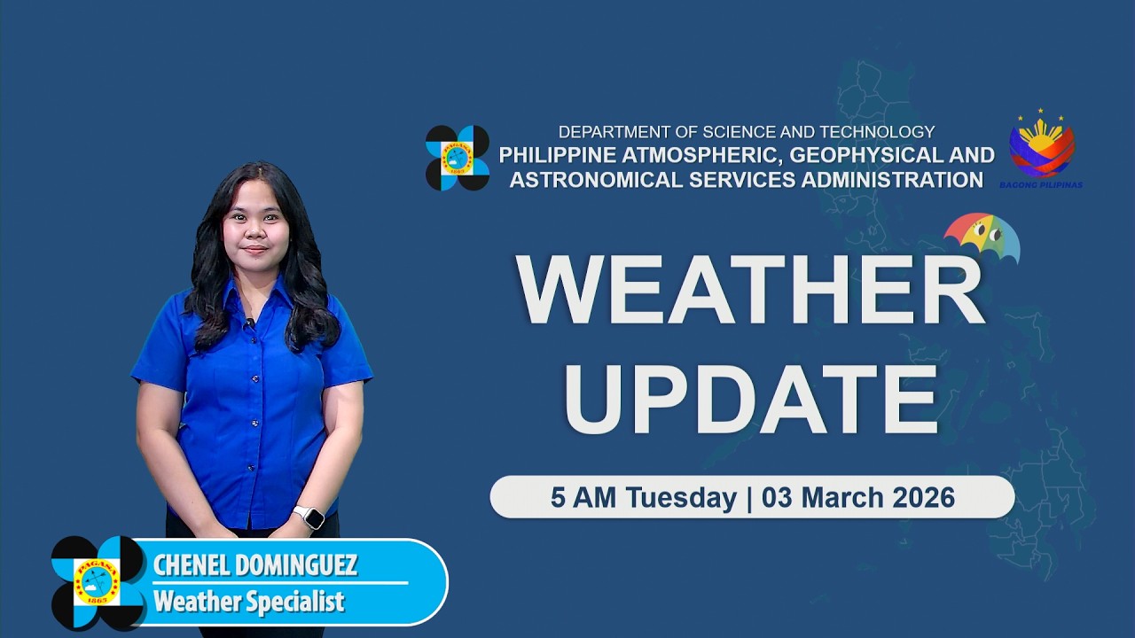 Public Weather Forecast issued at 5 AM | March 3, 2027 - Tuesday