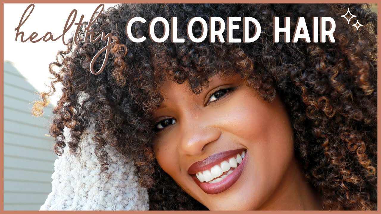 how to maintain HEALTHY COLORED hair! | curly girl friendly