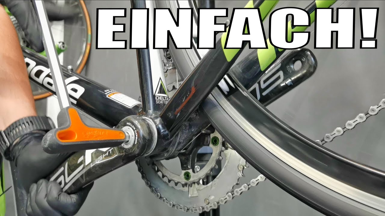 Du kannst Deine BB30 Kurbel selbst aus - und aufbauen. Fahrrad Service zu Hause.
