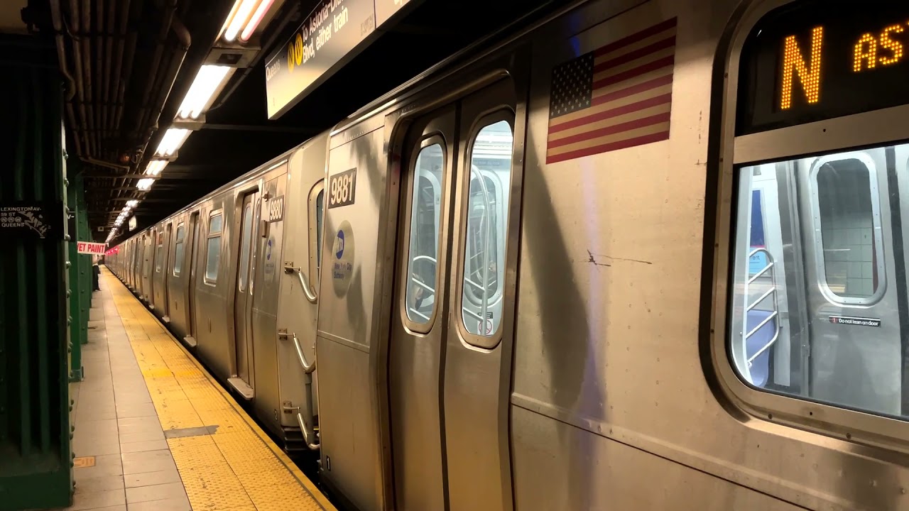 MTA New York City Subway : Ditmars Blvd Bound R160B N Train @ Lexington Avenue-59th Street