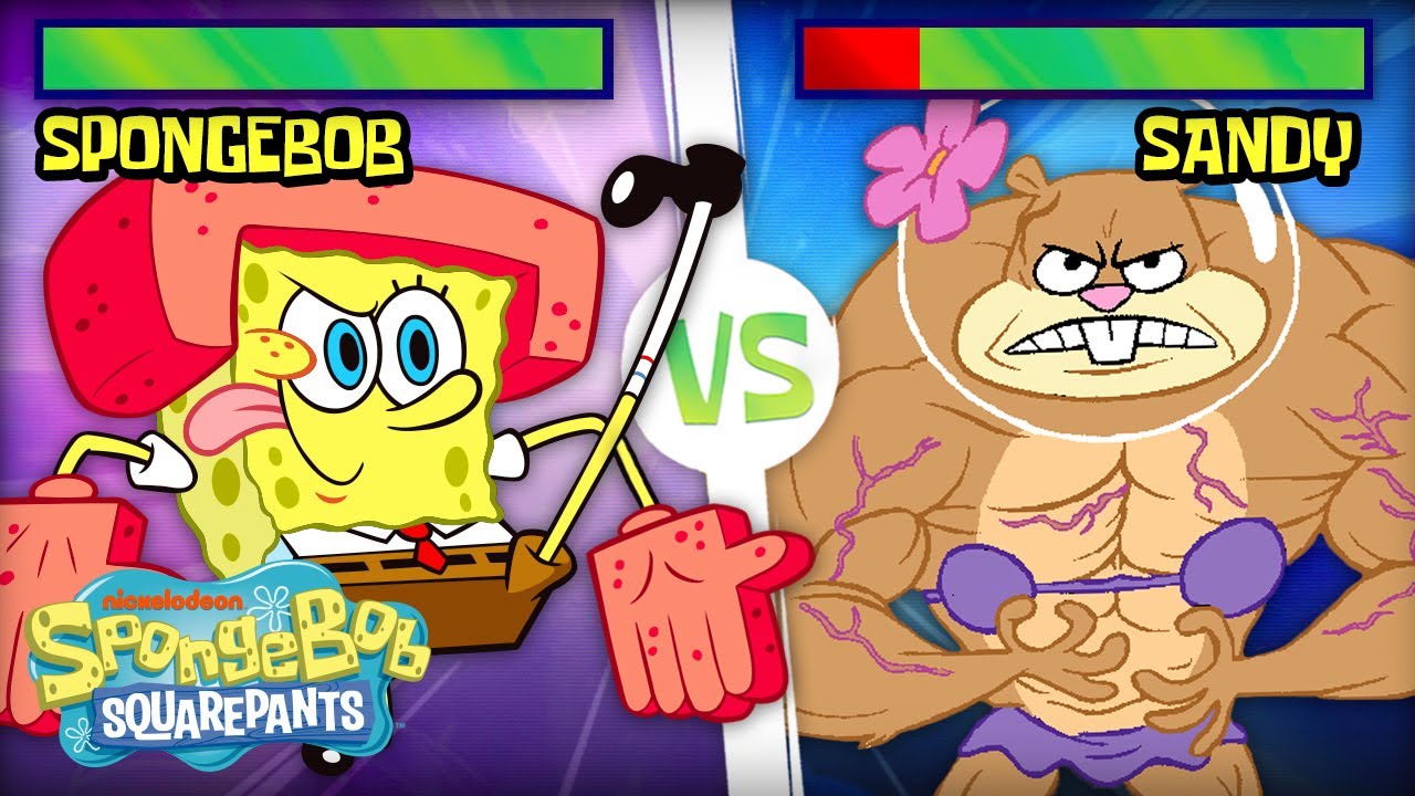SpongeBob and Sandy Face Off in Karate Battle! | 🥊 SpongeBob SquareOff