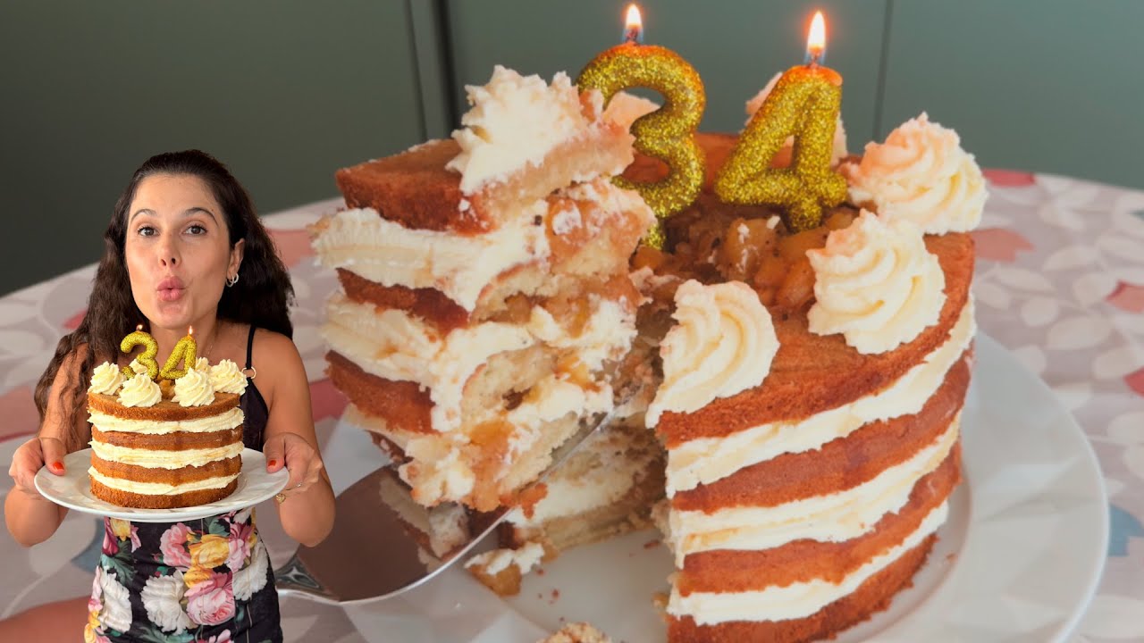 EU FIZ O BOLO DO MEU ANIVERSÁRIO!