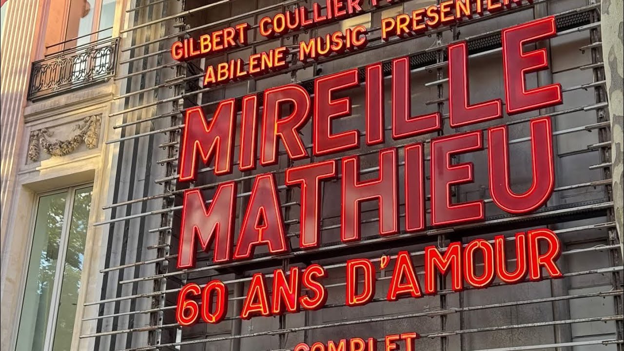 Mireille Mathieu - &bdquo;Bravo tu as gagn&eacute;&rdquo; (Olympia, Paris, 24 octobre 2025, tourn&eacute;e &bdquo;60 ans d&rsquo;amour)