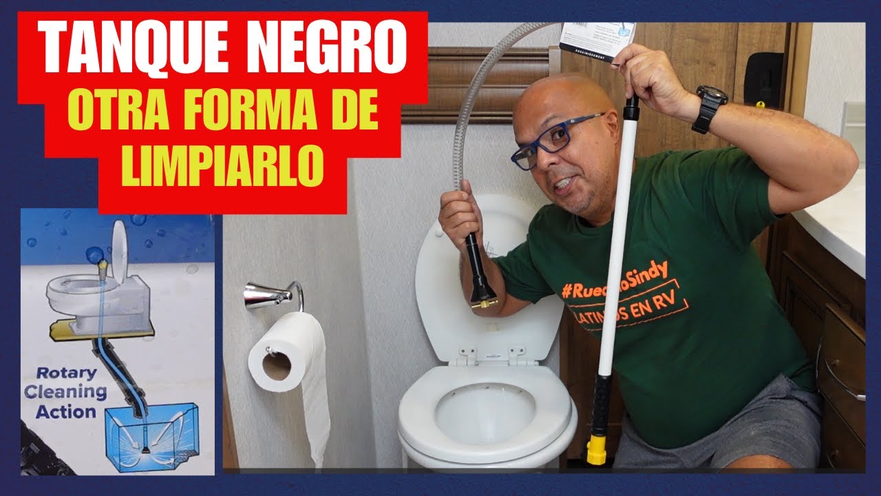 Cómo limpiar el Tanque de aguas negras (BLACK TANK) del RV, otra forma de limpiarlo