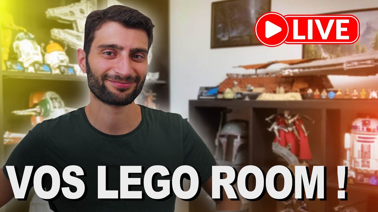 On découvre TOUTES vos Lego ROOM en live !