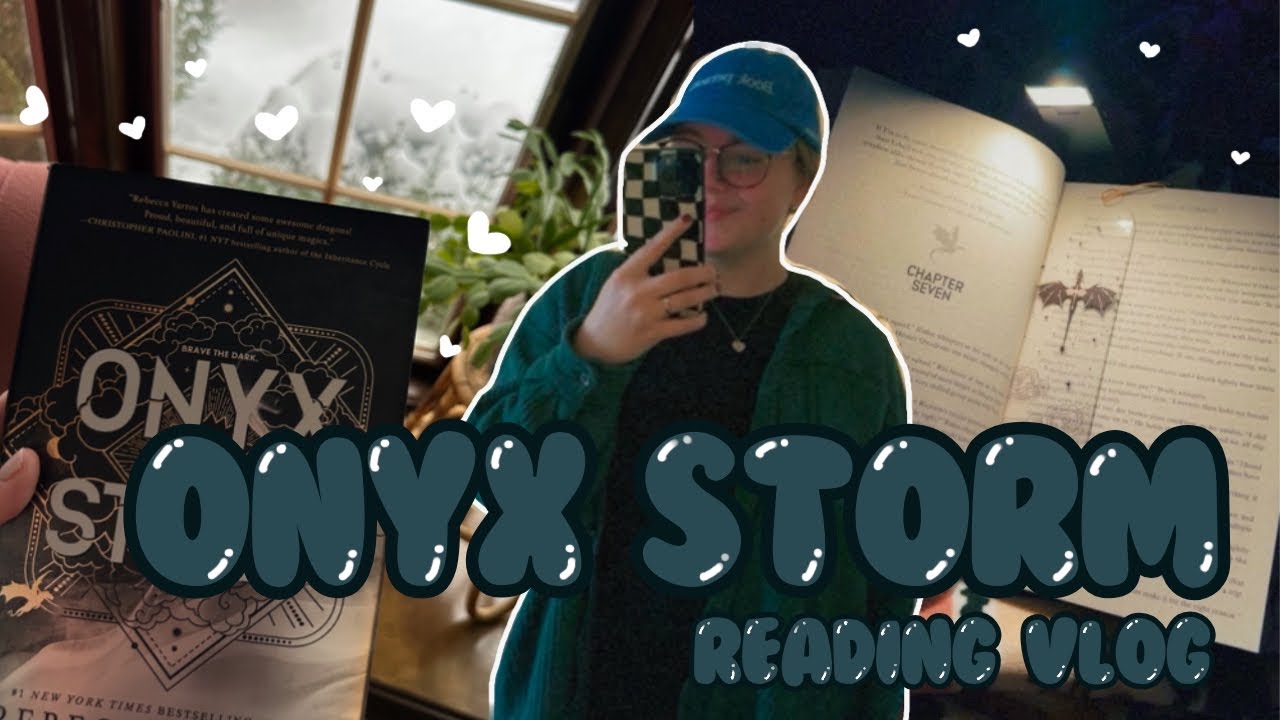 Spoiler-Free Onyx Storm Reading Vlog | The Long-Awaited Release!🖤💛📖