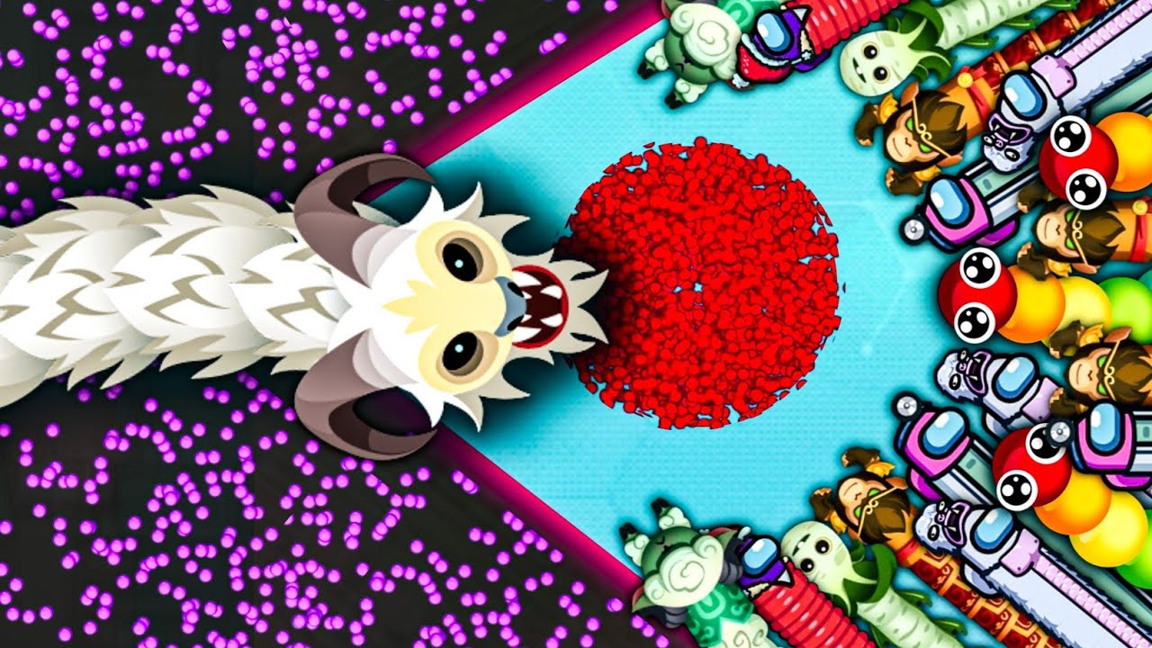 SNAKE IO🐍 MONSTER KRAMPUS SNAKE 🐍 VS 1000 PRO GIANT SNAKES 🐍 EPIC SNAKEIO GAMEPLAY #snakegame #games