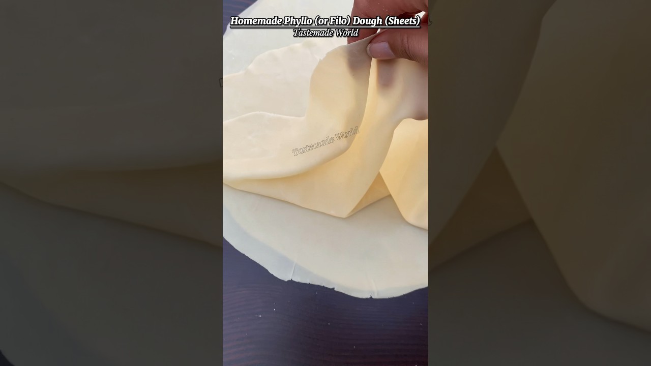 Easy Phyllo Sheets Recipe #Shorts #phyllo #filodough  #food #ramadanrecipes #samosashackny