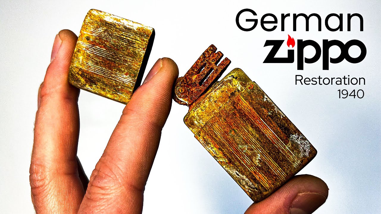 Rare WWII Lighter Found in Ruins – Restored to Perfection!