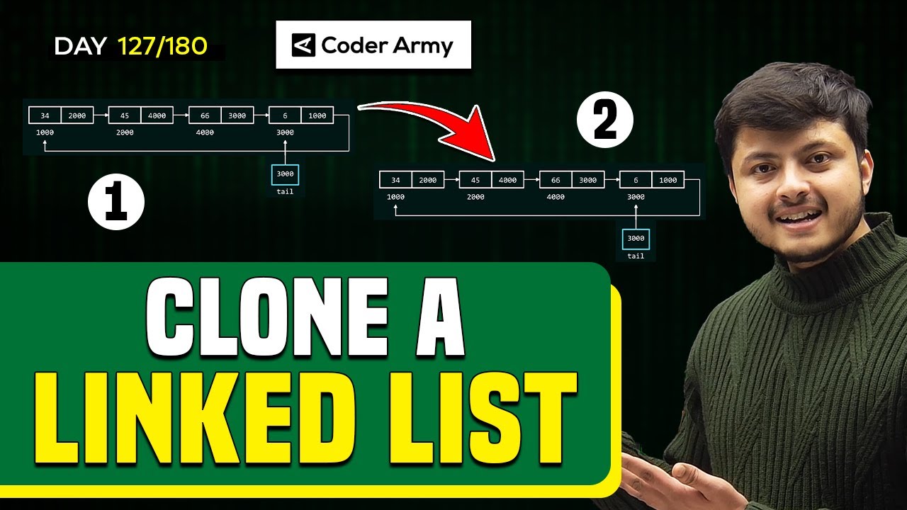 Lecture 88: LinkedList Series End Here: Clone a linked list with next and random pointer