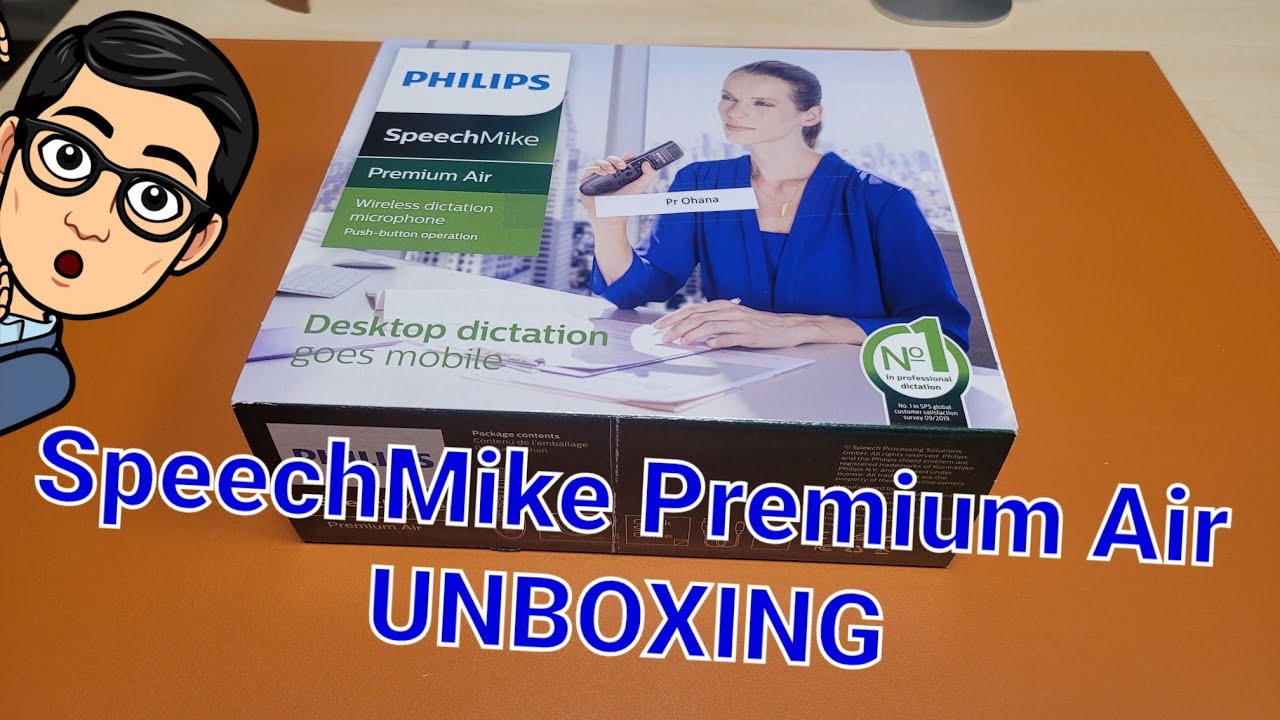 SpeechMike Philips Premium Air - Déballage/Unboxing