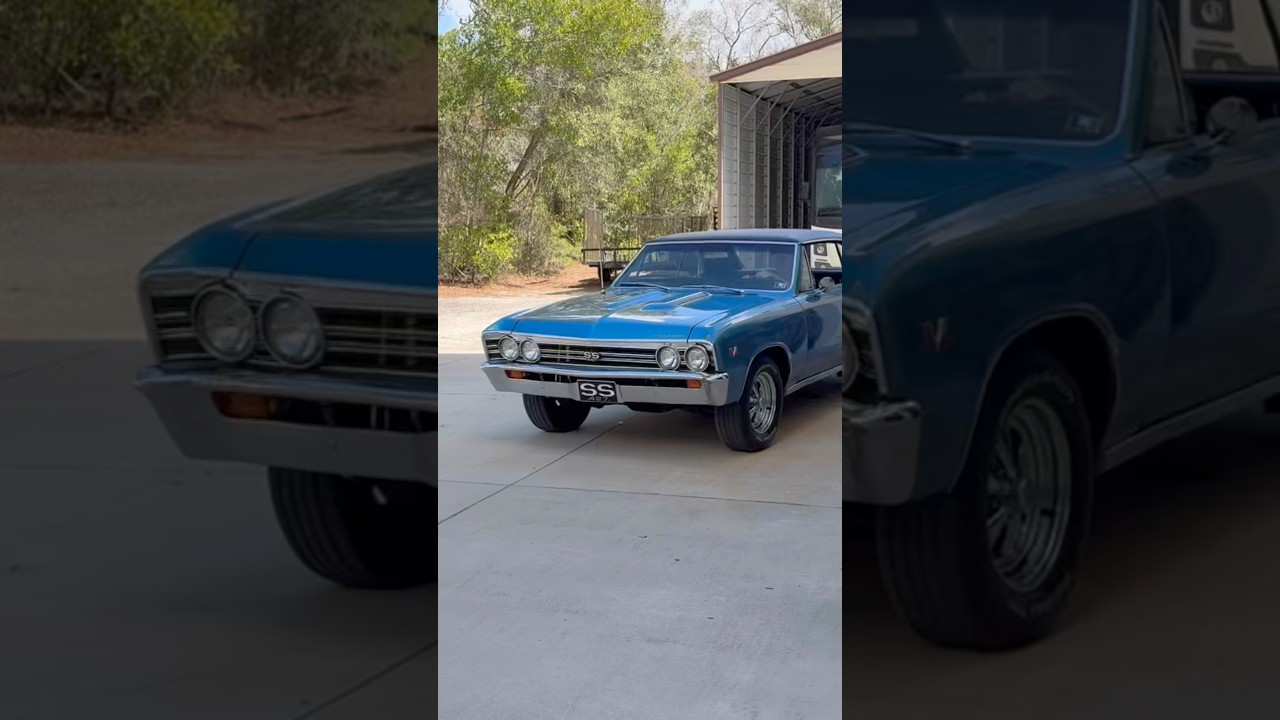 BURNOUT 1967 Chevy Chevelle SS #musclecar #burnout #car #cool