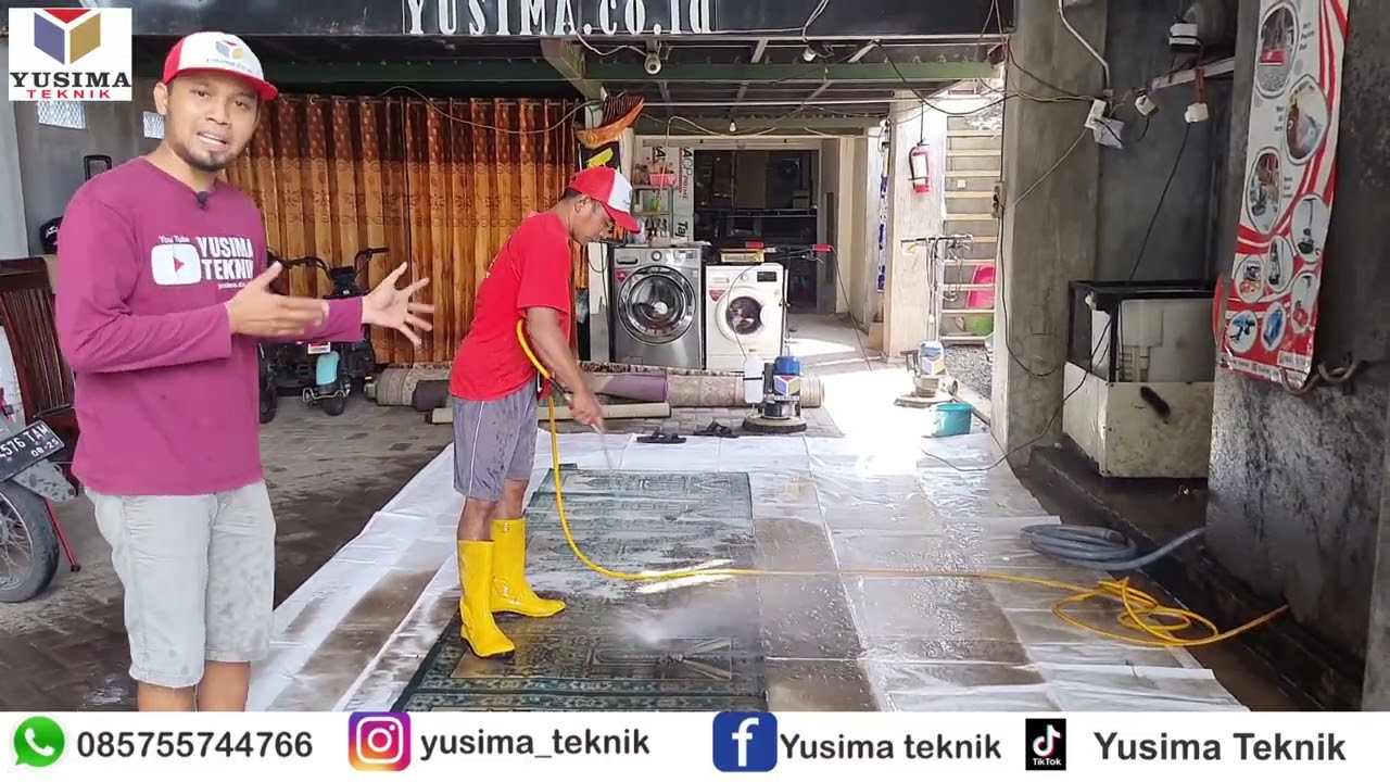 Proses Inti dalam Tahapan Cuci Karpet