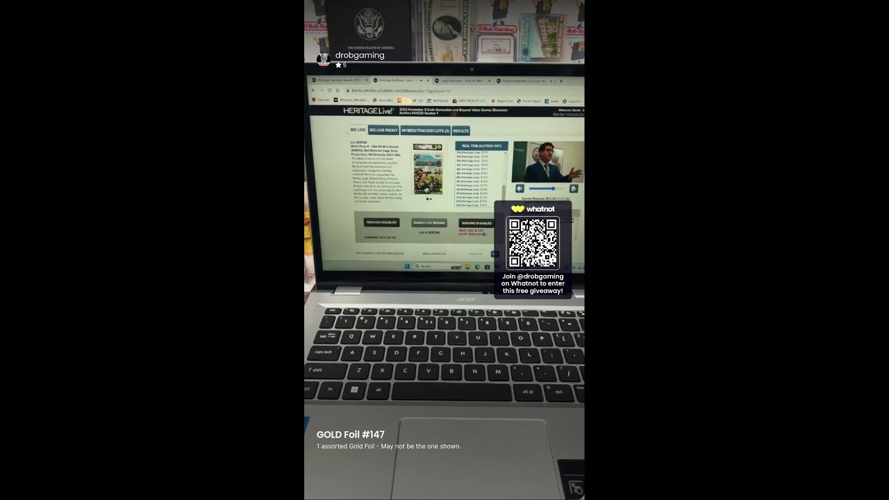 Heritage Live Auction Coverage Thursday 11/9/2023