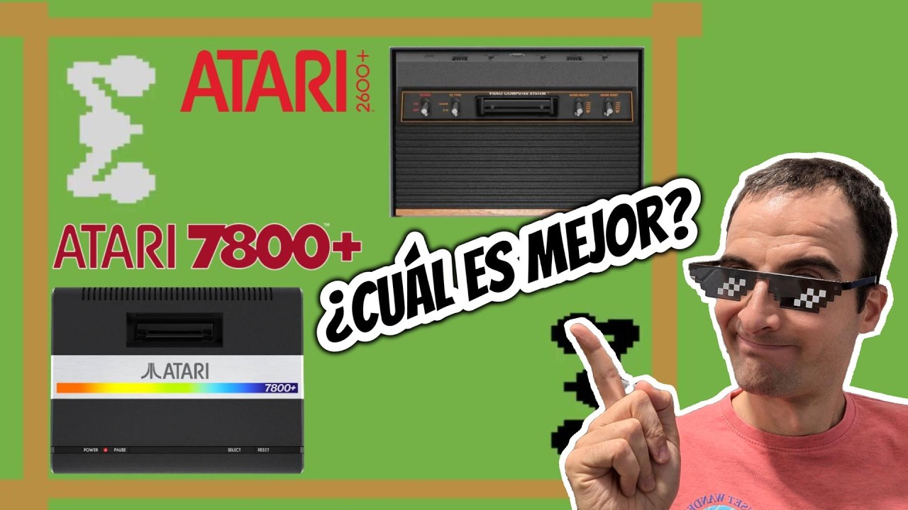 Comparativa entre Atari 2600+ Vs Atari 7800+ a fondo
