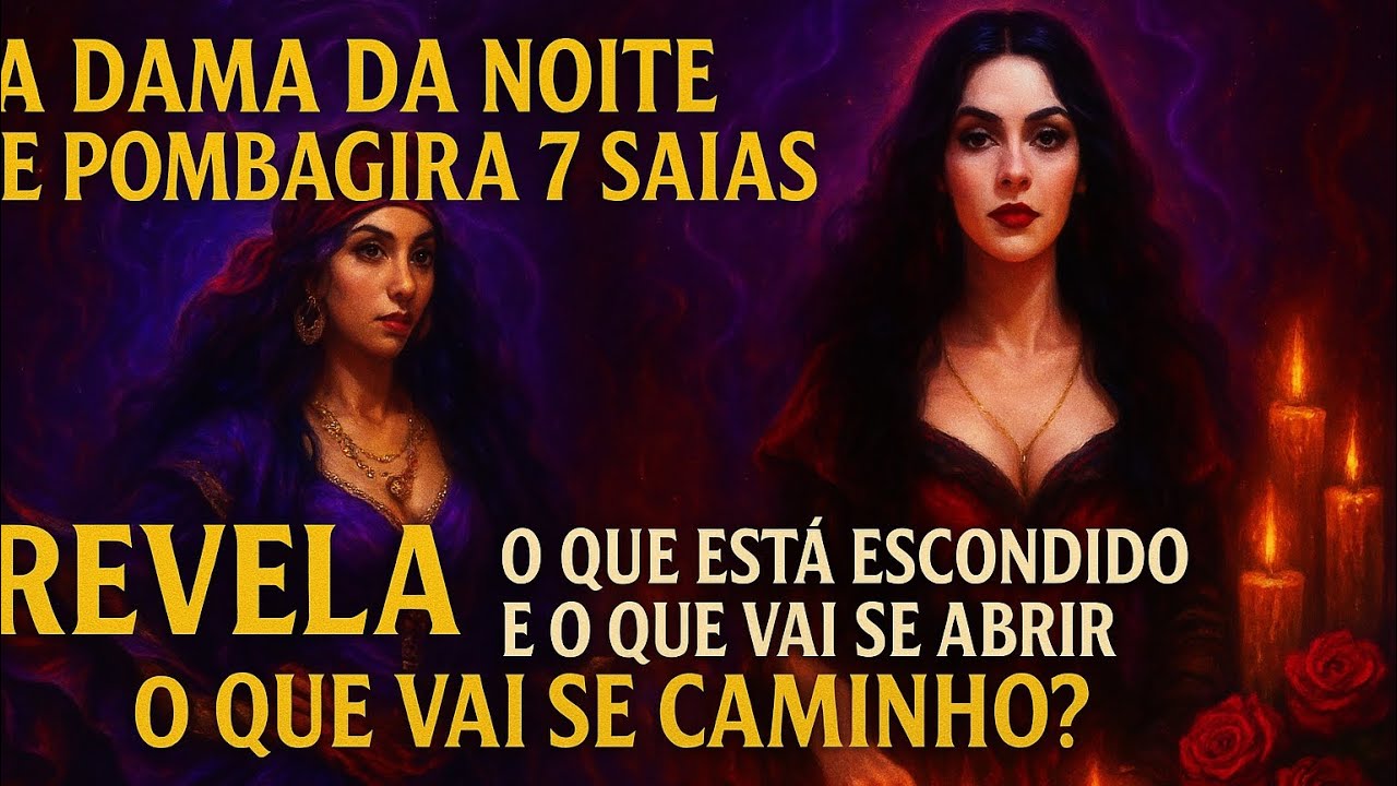 A Dama da Noite e Pombagira 7 Saias revelaO que está escondido e o que vai se abrir no seu caminho?”